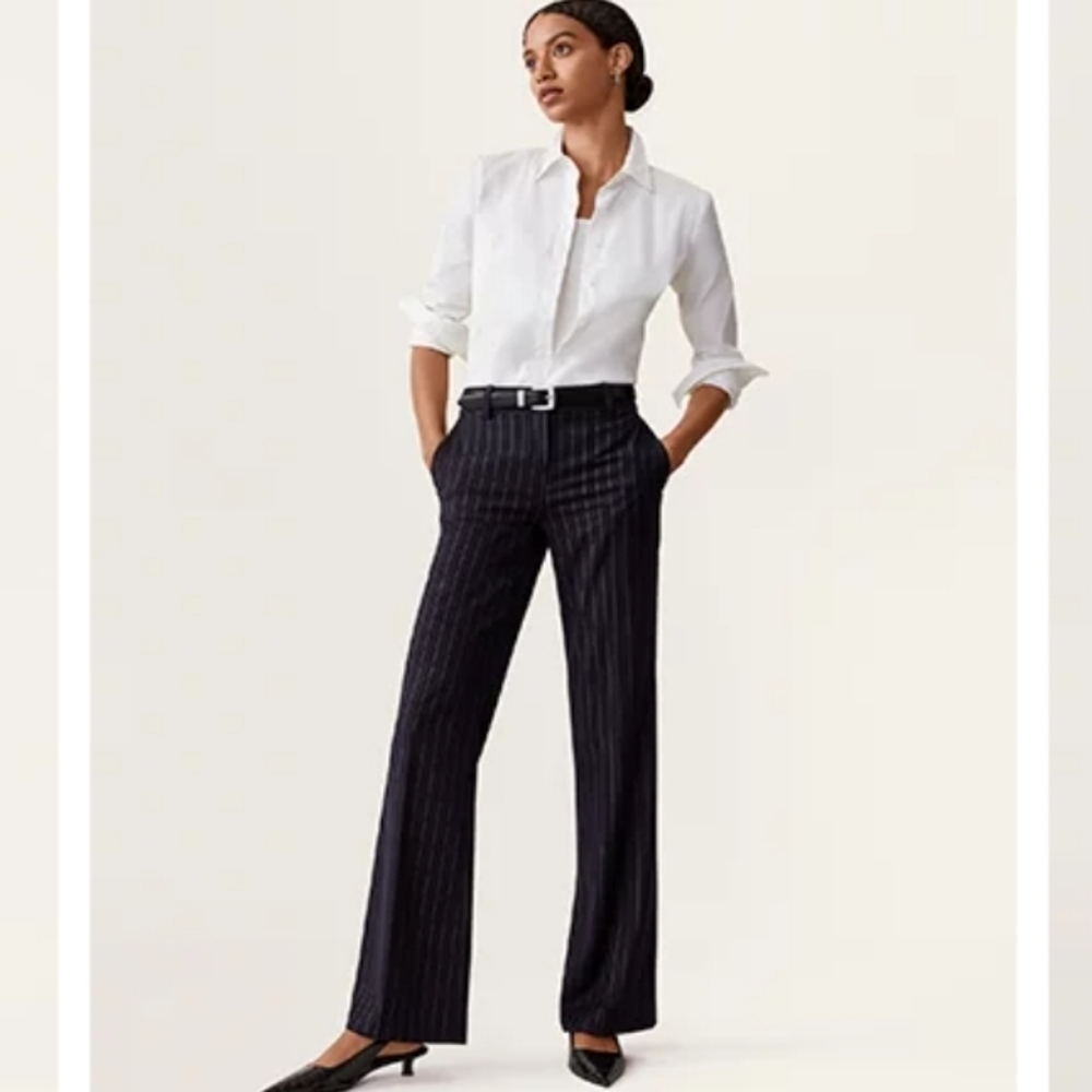 LOFT  julie STRAIGHT Black pants Size 2